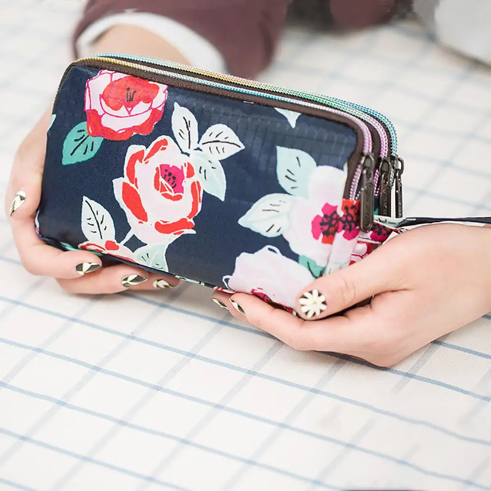 

Fashion Large Screen Mobile Phone Bag For Women Girls Colorful Small Fresh Portable Fabric Wallet Clutch Gifts For Friends