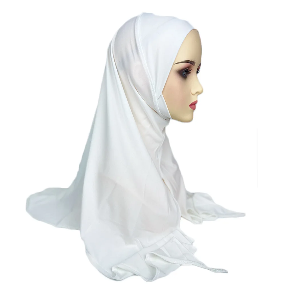 Цельный Амира мусульманский женский мгновенный шарф хиджаб исламский головной