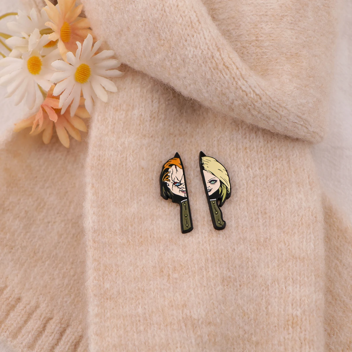 Броши с эмалью для одежды триллер значок воротника сумки шляпы булавки лацканов