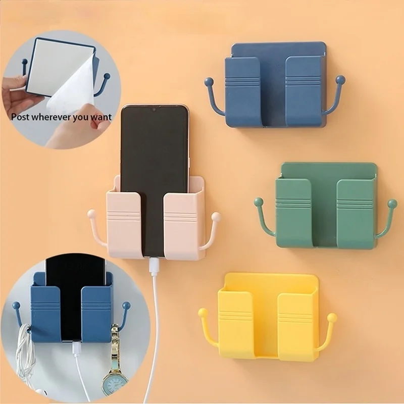 

New Wall-mounted Storage Box Multi-function Remote Control Charging Storage Box Wall-mounted Storage Box Multifunction Holder