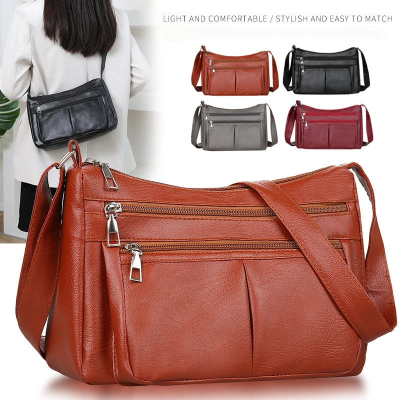 

Новая женская сумка, трендовые корейские сумки через плечо, дизайнерские Роскошные брендовые дамские сумочки, модная универсальная сумка через плечо из мягкой кожи