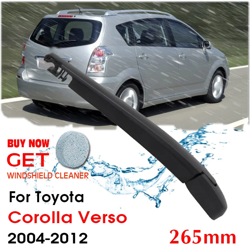 Car Wiper Rear Back Window Windscreen Windshield Wipers For Toyota Corolla Verso Hatchback 265mm 2004-2012Auto Accessories