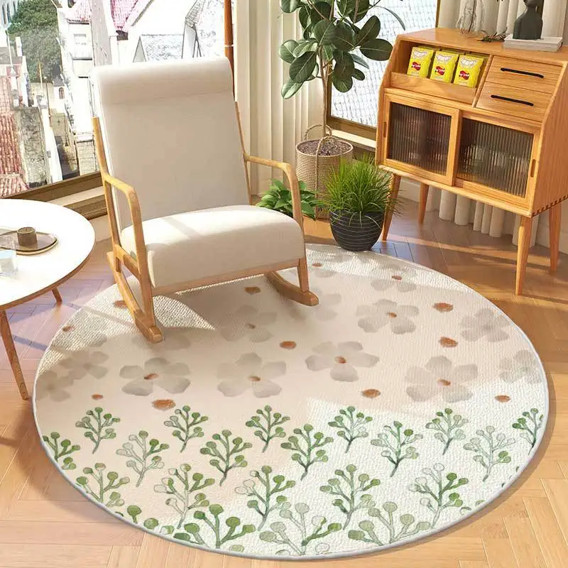 

Pastoral Style Imitation Cashmere Carpets Living Room Sofa Coffee Table Rug Room Decorate Rugs Large Area Bedroom Bedside Carpet