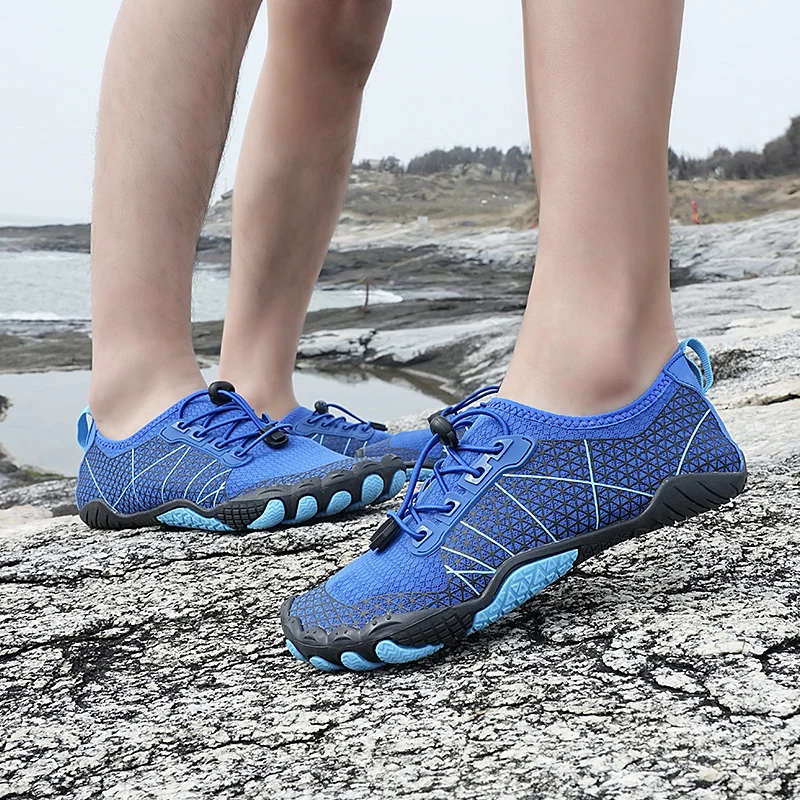 Нескользящая Обувь Унисекс Для Воды Дышащая Из Спандекса И Полиэстера Плавания