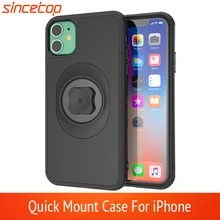 Shockproof Case Protect Case For iphone 11 Pro XsMax Xr 8 Plus 7 6s Waist Belt Clip Bicycle Phone Holder Bike With Quick Mount