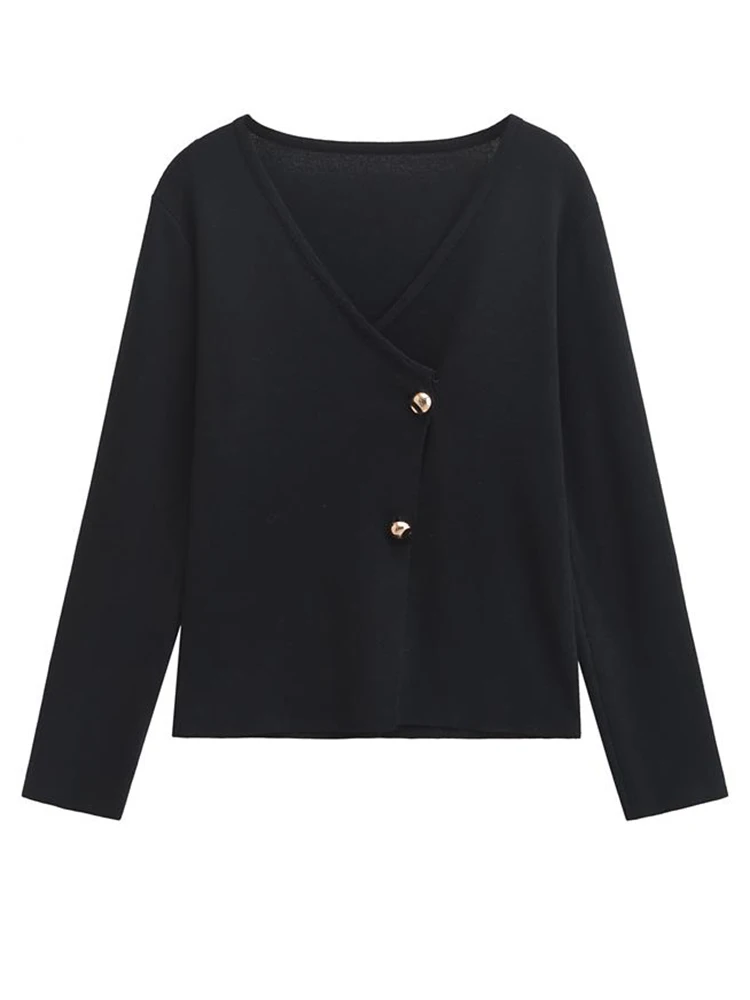 Шикарный тонкий вязаный кардиган свитер для женщин осень-зима 2024 новый