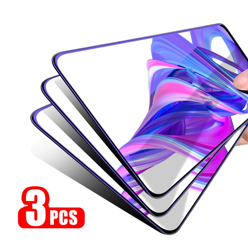 

3PCS Full Glue Screen Tempered Glass For Samsung Galaxy S10e A50 A51 A71 Protector Film A11 A12 A21S A31 A02 A02S A22 A32 A52 5G