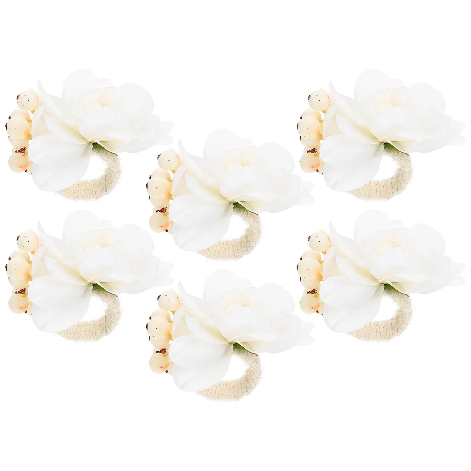 

Napkin Rings Ring Flower Holder Buckle Table Floral Serviette Wedding Party Vine Farmhouse Holders Dinning Buckles Hawaiian