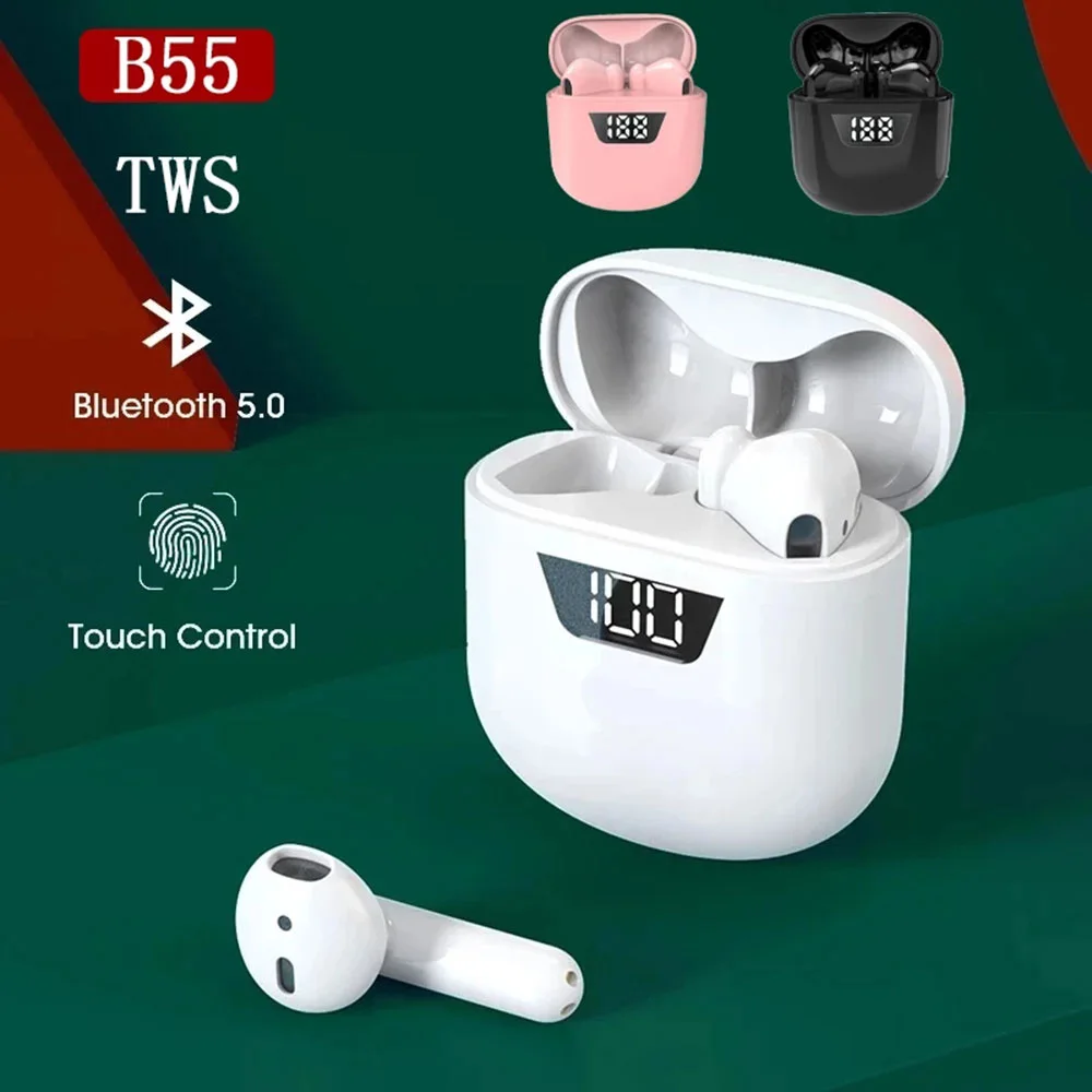 

LEVANA B55 Wireless headphone Bluetooth 5.0 Earphone TWS Earbuds Sports Headset with charging BOX For xiaomi all smartphone