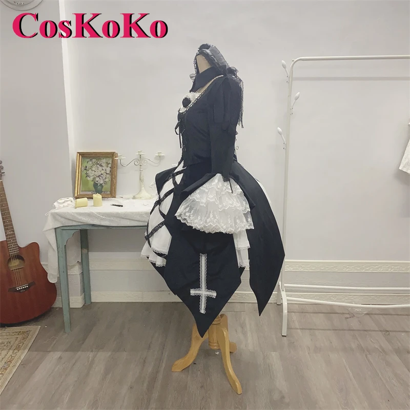 CosKoKo [по индивидуальному заказу] Mercury Lampe Косплей Аниме Rozen Maiden Костюм Великолепное