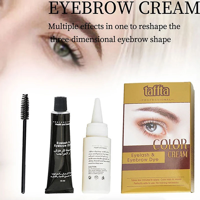 

3 Color Eyebrow Eyelash Tint Cream Long Lasting Eye Makeup Dye Eyebrow Mascara Enhancer Tattoo Pen Waterproof Super Durable Set