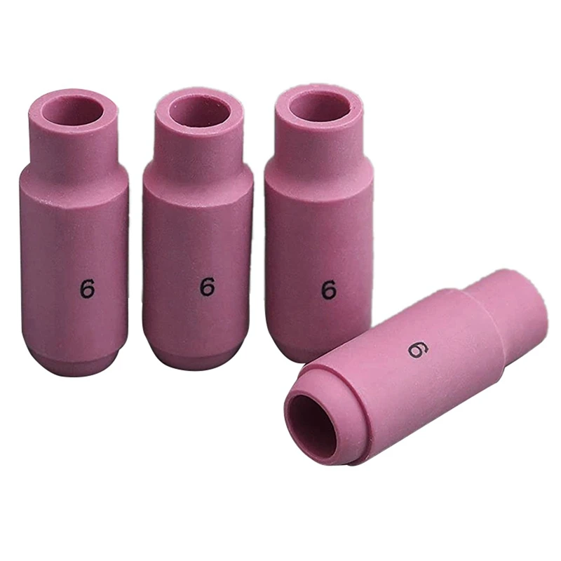 

TIG Nozzles Ceramic Shield Cup 10N48 6 3/8Inch Orifice Fit For DB PTA SR WP 17 18 26 TIG Welding Torch 20Pk