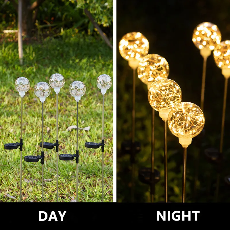 1 шт. водонепроницаемый садовый светильник на солнечной батарее |