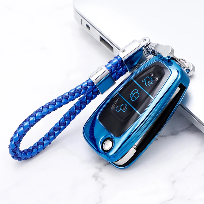 

Чехол для ключей автомобиля, чехол для ключей для Ford Focus 2 3 MK3 ST RS Ecosport Kuga Escape Fiesta Fold C-Max S-Max Mondeo