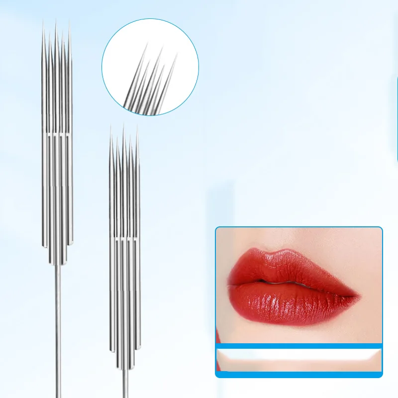 

50 шт., иглы для татуировок, пять игл