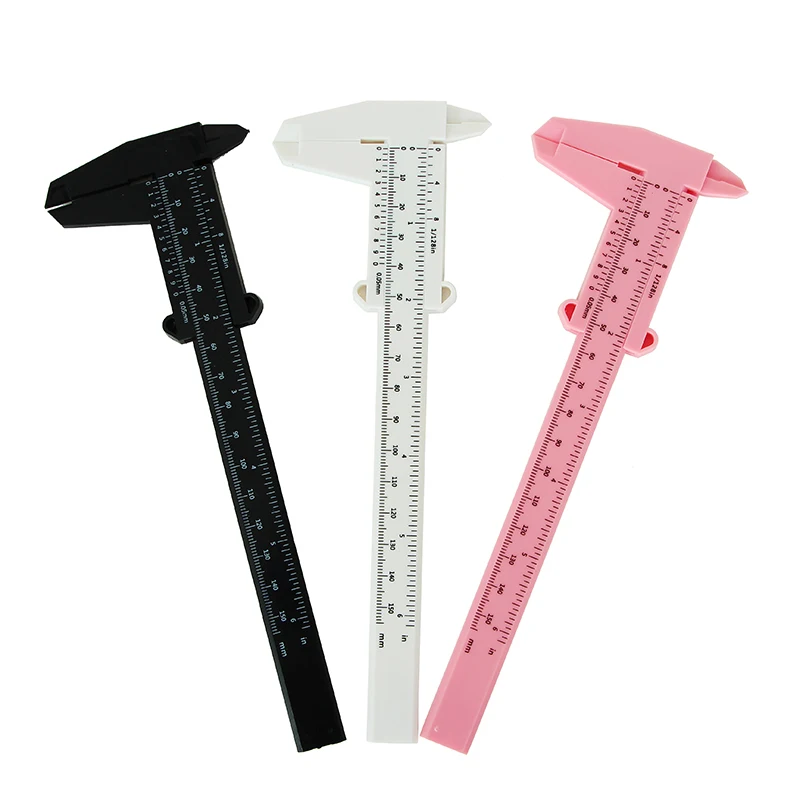 

1pc Tattoo Accessories Permanent Makeup Plastic Eyebrow Tattoo Measuring Ruler Caliper Measure Tools for Microblading Supplies