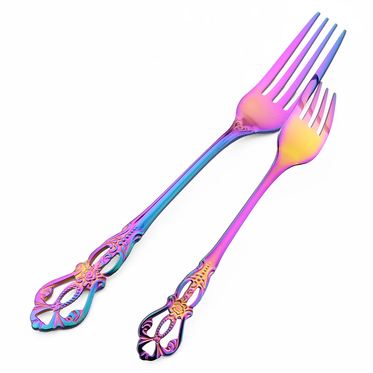 Вилка столовая для салата 6 шт. комплект столовых приборов из нержавеющей стали