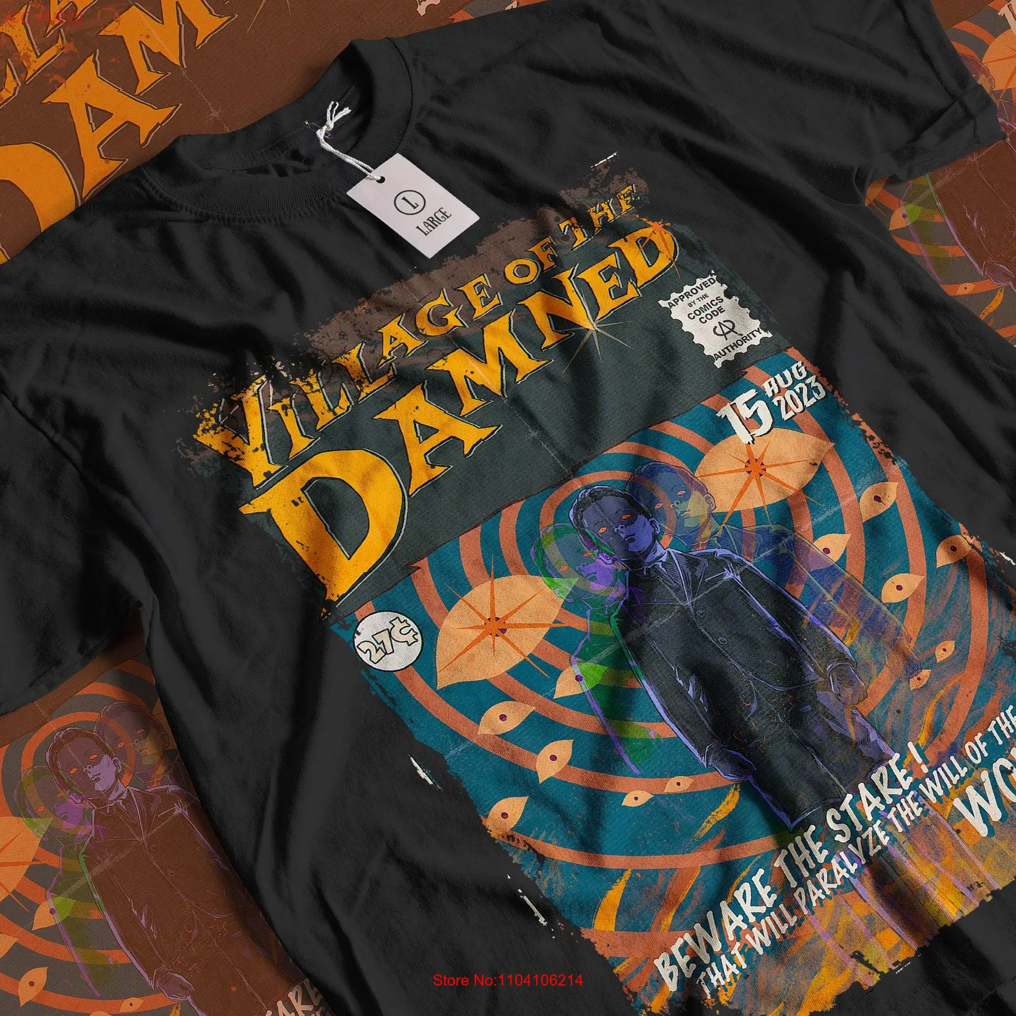 Футболка с длинным или коротким рукавом в стиле винтажного Хэллоуина из фильма