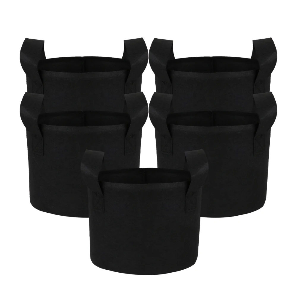 

Durable Container Felt Grow Bag Nonwoven Aeration Fabric Pots Black Heavy Duty Vegetable Growing Planter 1 Gallon Garden Tool