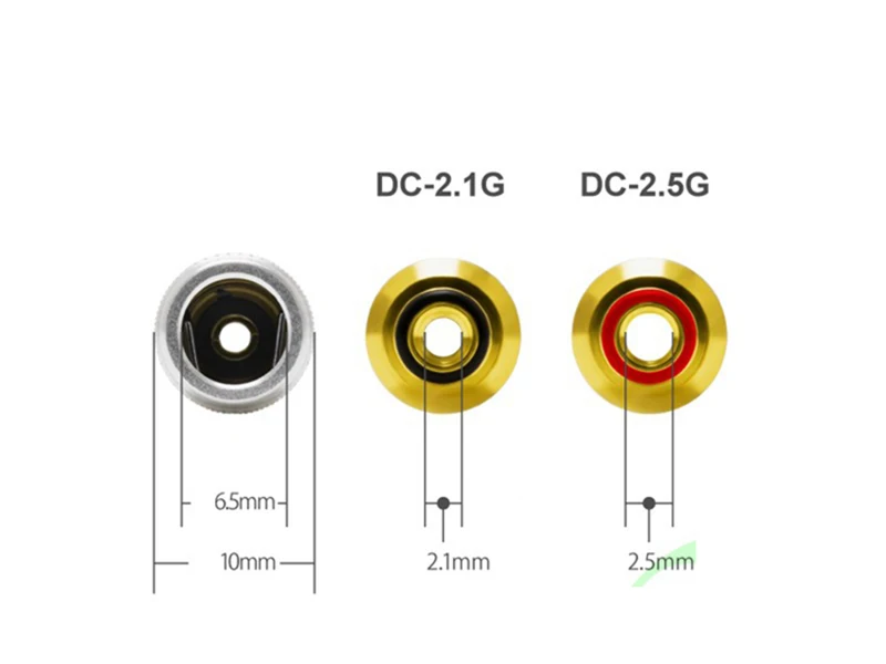 1pcs Japan Oyaide DC-2.1G DC-2.5G gold-plated DC power plug