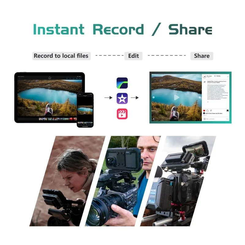 Accsoon SeeMo Pro SDI Адаптер видеозахвата HDMI-USB-C для iPhone Поддержка видео 1080P 60FPS и стерилизации в реальном времени (art.: 3920caa603df1) - 3920caa603df1
