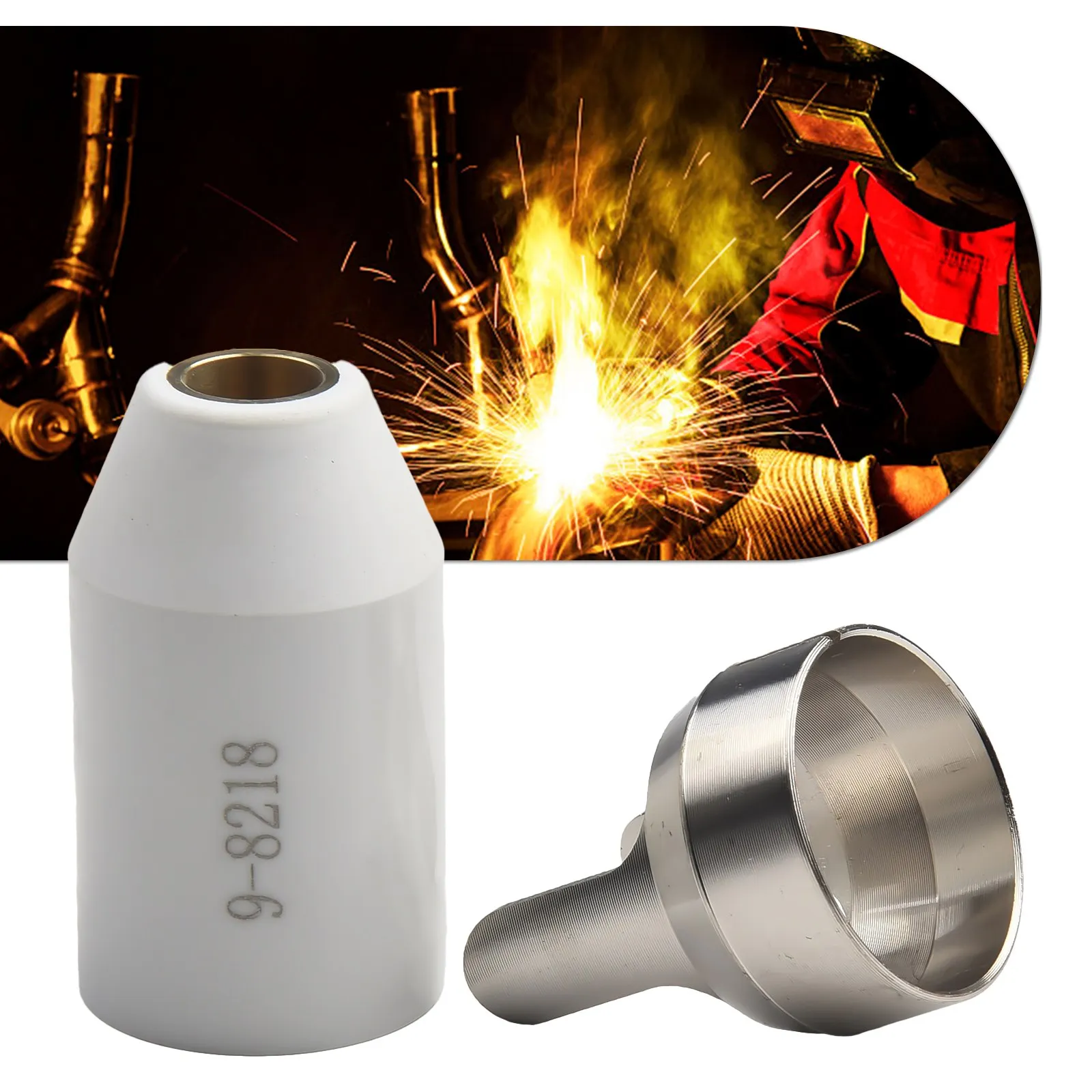 

WS 9-8218 9-8251 Plasma Cutting Torch Shielding Cup Torch Guard For SL60 SL100 Plasma Torch Shield Cup Holder Soldering Supplies