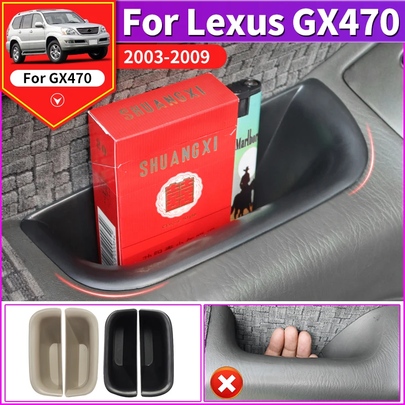 

Ящик для хранения с дверной ручкой, лоток для Lexus GX 470 GX470 2003-2009 2008 2007 2006 2005 2004, обновленные аксессуары для украшения интерьера