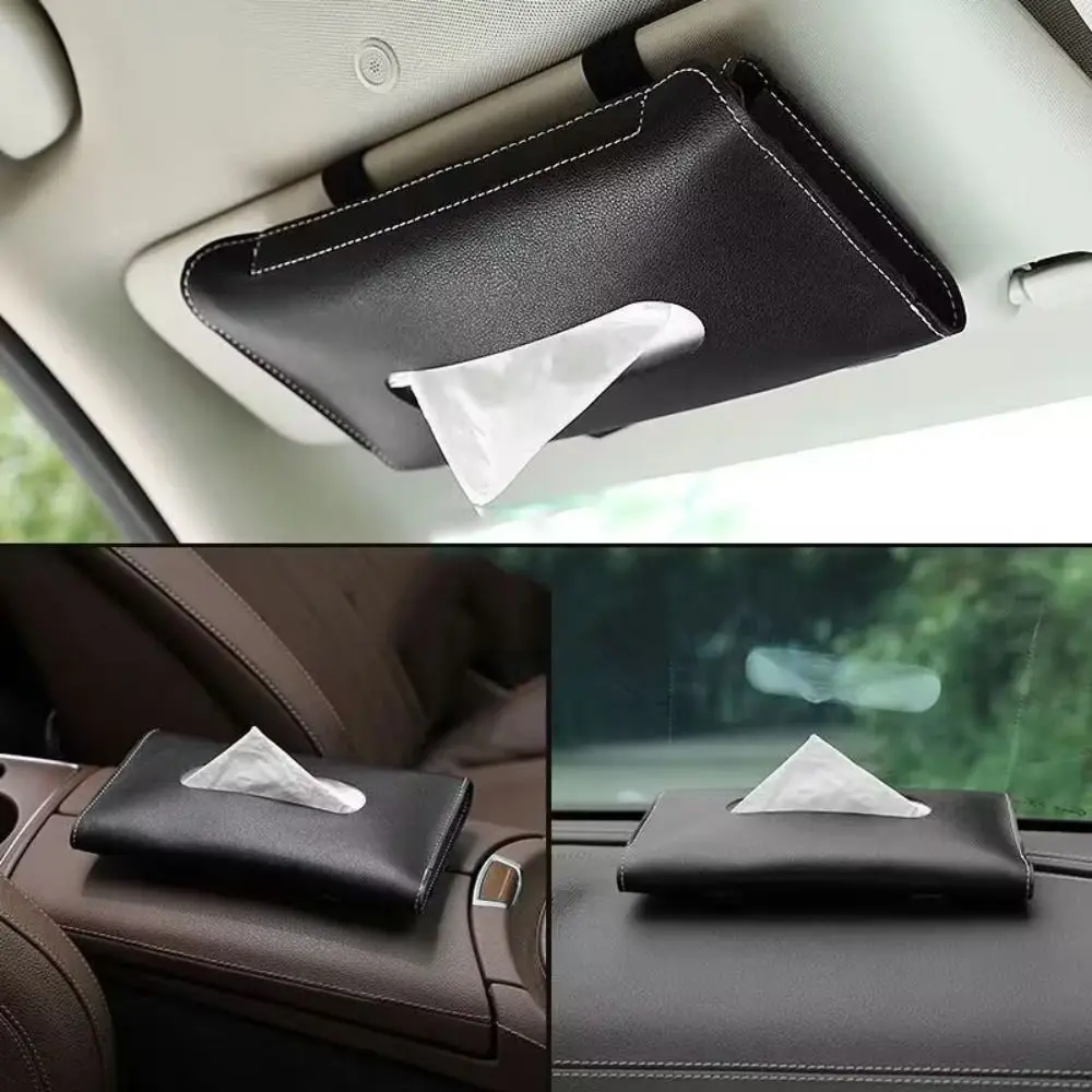 Новинка Держатель салфеток для автомобильного козырька универсальный