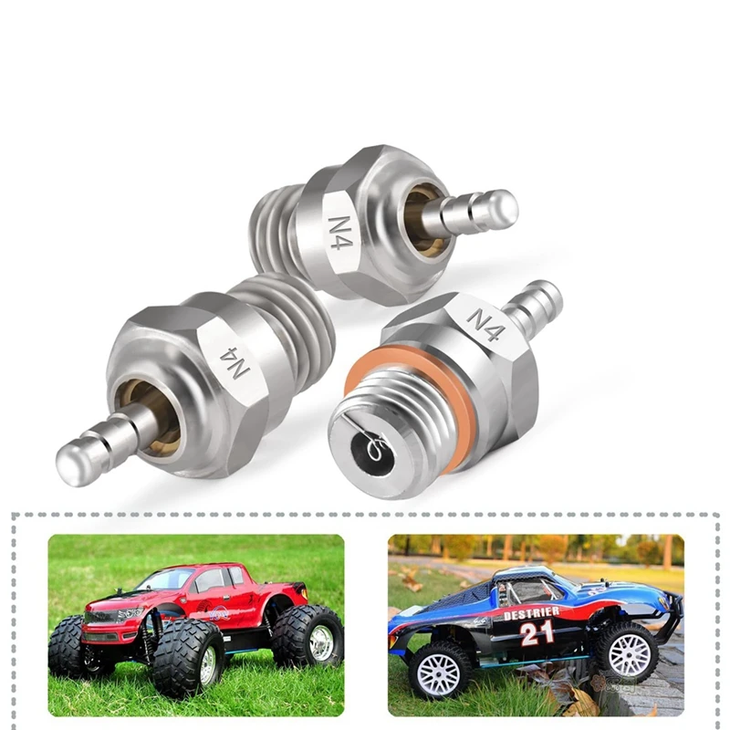 5 шт. свеча накаливания N4 Spark Nitro детали двигателя аксессуары OS для HSP HPI Redcat 1/8 1/10