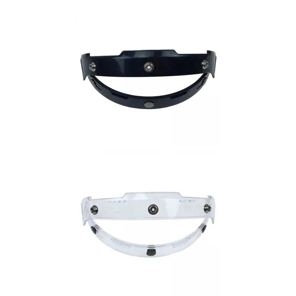 

2x Universal Motorcycle Adapter 3 Snap Base Face s with Hinge