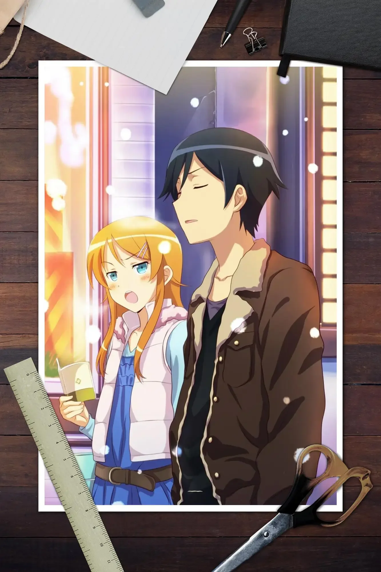 Oreimo мультфильм плакат печать на стене искусство холст живопись для современной