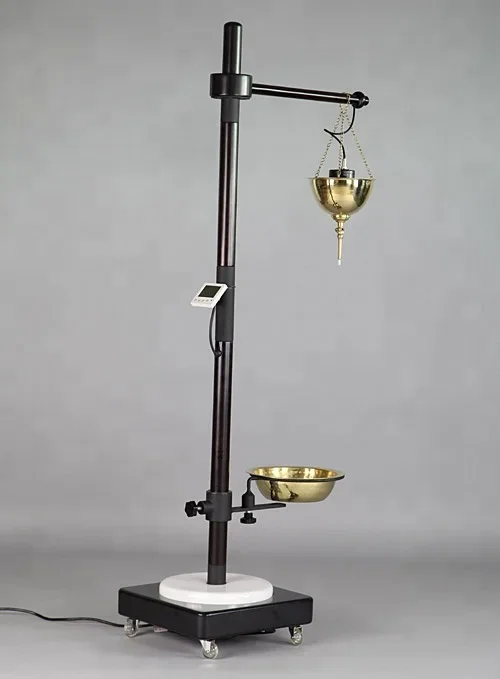 Горшок Широдора и подставка ShirodHara для массажного стола