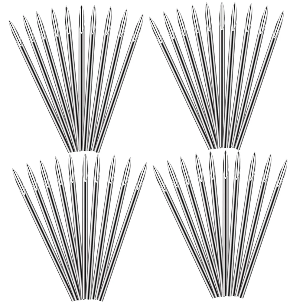 

100 Pcs Disposable Puncture Needle Nose Body Needles Professional Skin Ear Lip Sterile