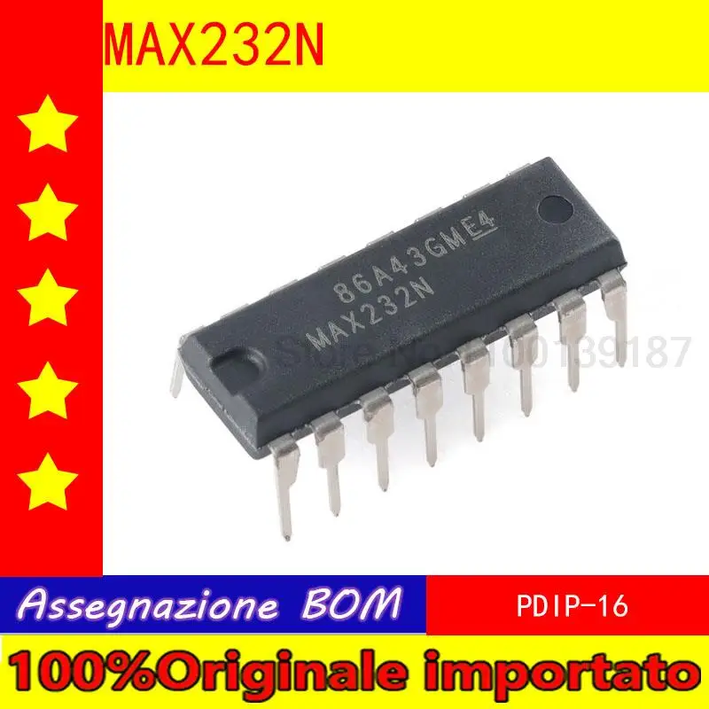

100% Оригинальный импортный домашний интерьер/MAX232N PDIP - 16 EIA - 232 чипы драйвера/приемника
