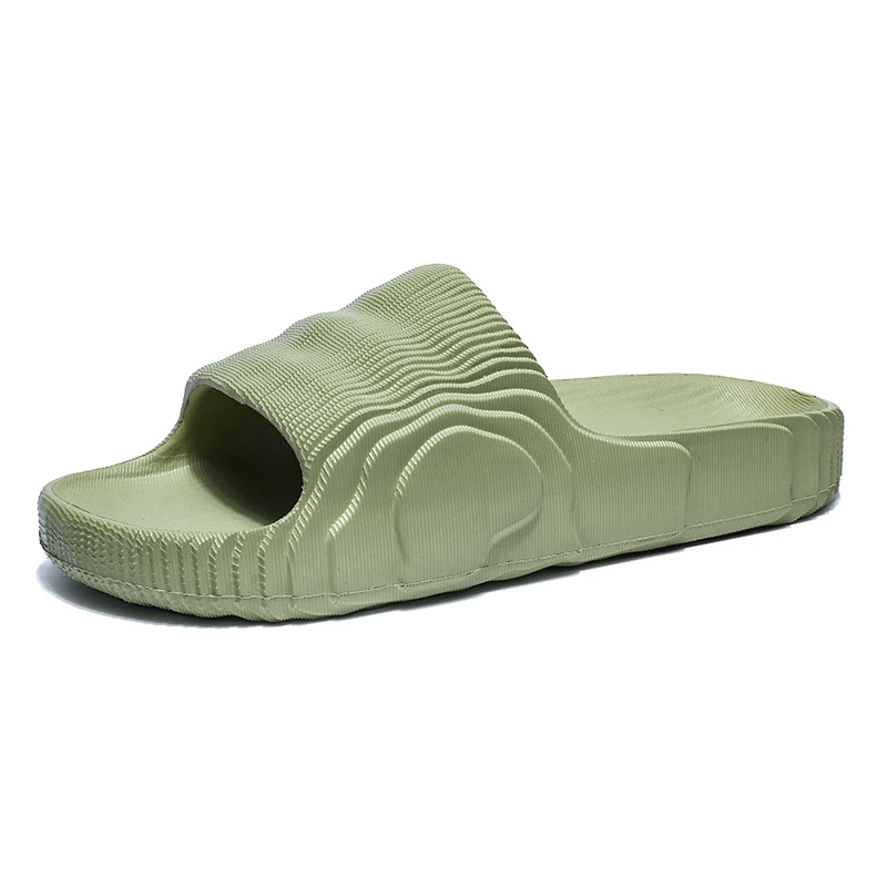 

Unisex Summer Bringing Wavy Yeez Slides Slip On Breathable Water Beach Sandals Lightweight YZY Slippers Plus Size 33-46