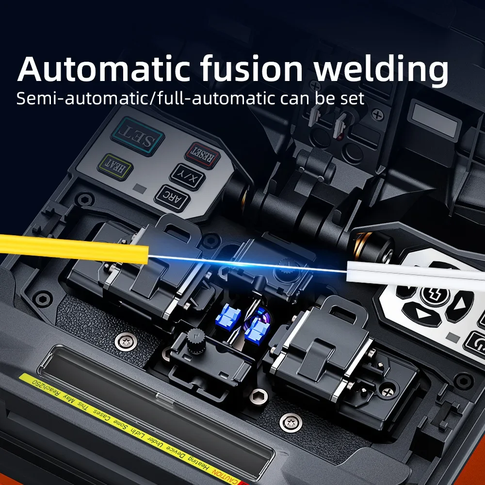 SAIVXIAN A-81S оранжевый полностью автоматический сварочный аппарат для оптоволокна