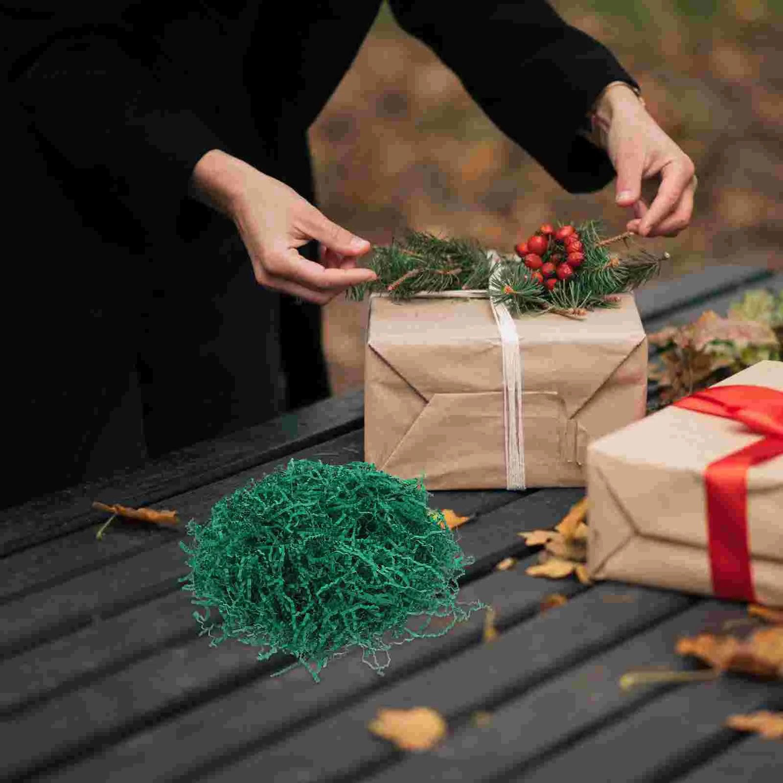 Подарочная коробка упаковочная бумага наполнительная измельченная начинка