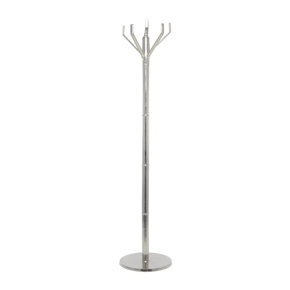 

15" X 69" Silver Aluminum Coat Rack Wall Hangers for Hanging Clothes 1-Piece Laundry Drying Rack Standing Coat Racks Hanger Hang