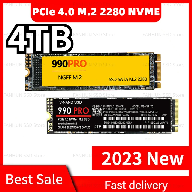 

NVMe 8TB High Speed 1TB Portable SSD Sata III Hard Drive For Laptop Microcomputer Desktop Internal Solid State Hard Disk 2023