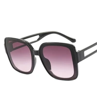 large frame square hollow leg sunglasses for women 2021 new ins frosted eyeglasses fashion trend female uv400 luxury glasses
