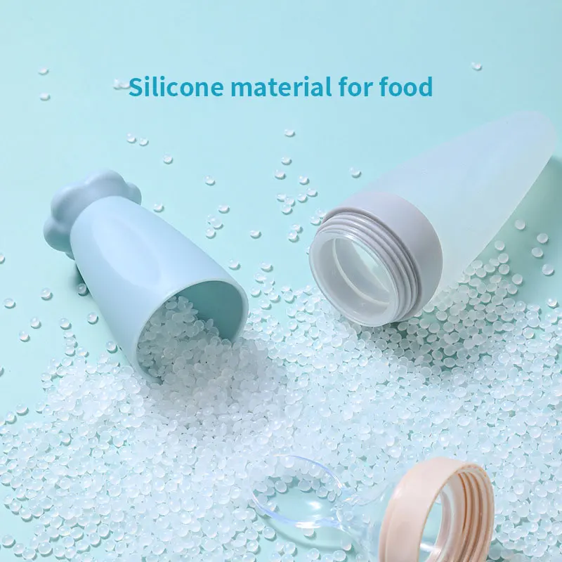 Сжималка для кормления младенцев детская силиконовая ложка овощей фруктов риса