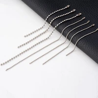 20pcs metal ball beads chains for tag toy wave beads hanging chain accessories diy jewelry making findings wholesale 1012cm