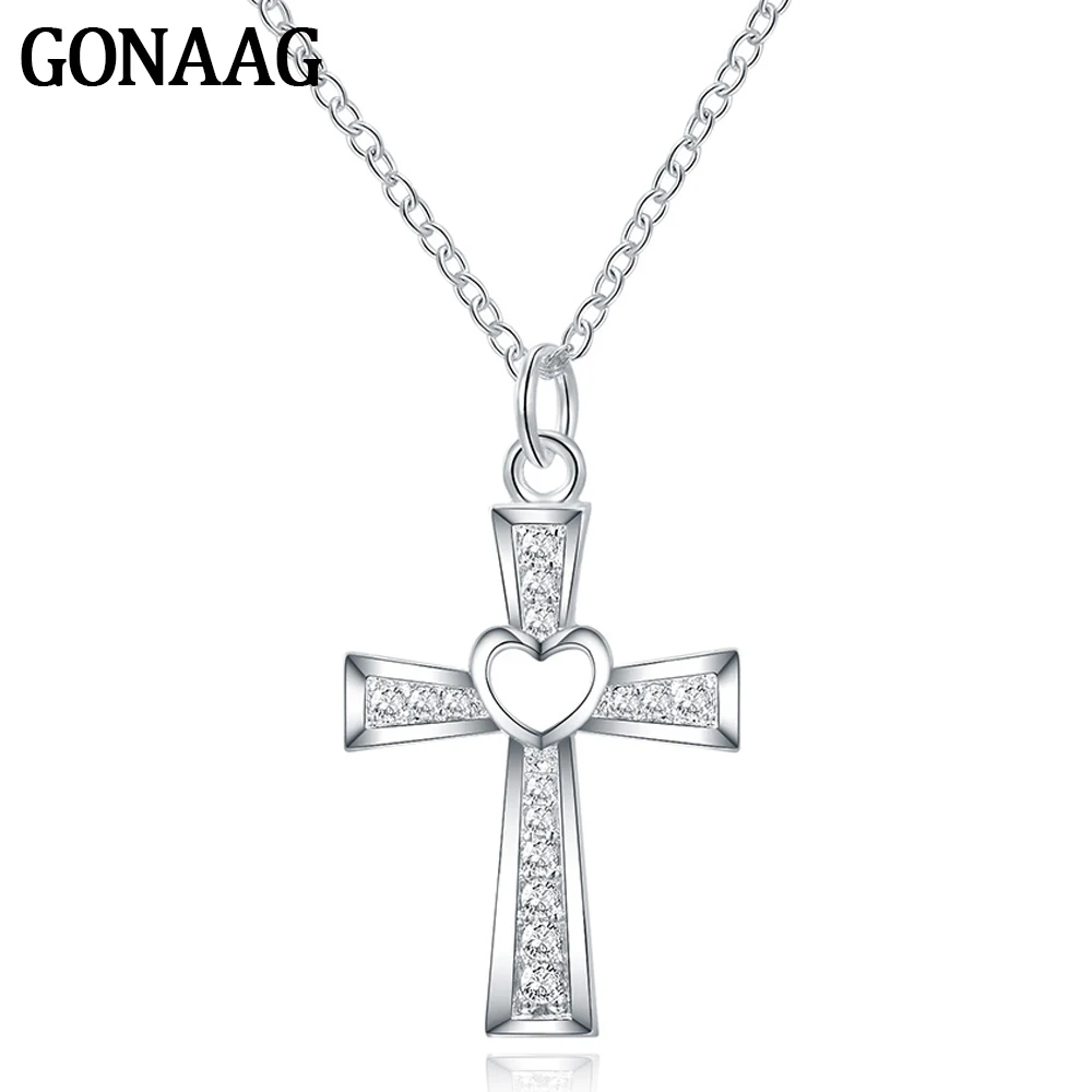 Женское ожерелье из серебра 925 пробы, 18 дюймов