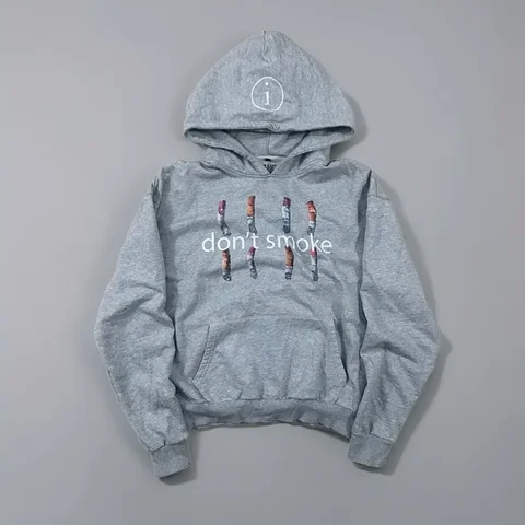 Спортивная толстовка Y2K серый хлопок