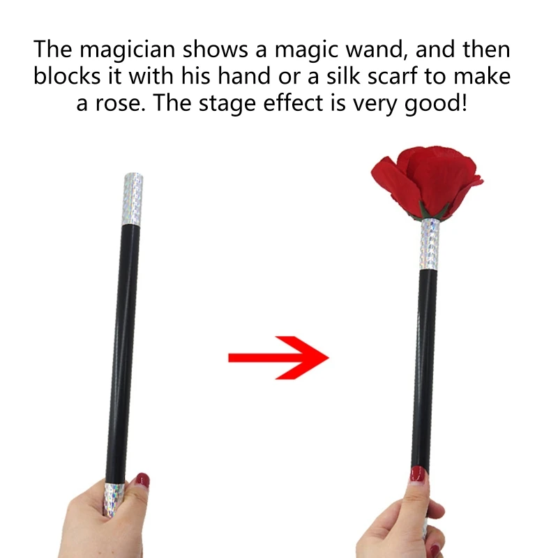 

Магический реквизит крупным планом, переключение палочки на розу, вечеривечерние, развлечение в пабе