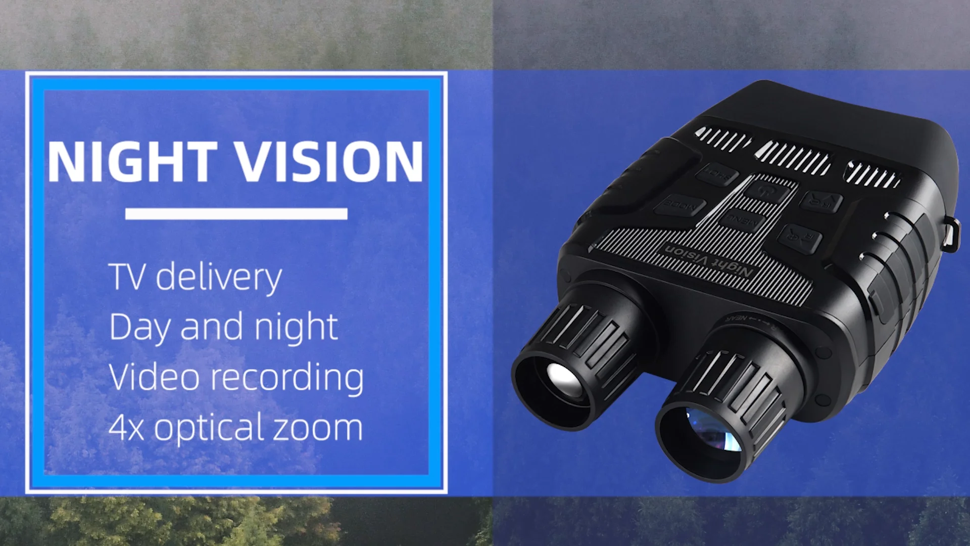 

China professional Night Vision scope Binoculars Telescope All Black Digital Display IR Hunting Infrared Night Vision