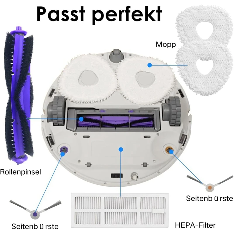 Аксессуары A06I для робота-пылесоса Narwal Freo основная боковая щетка фильтр Hepa детали