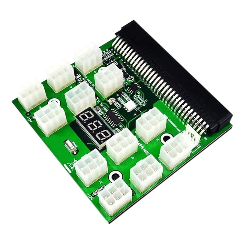 

12 Port 6 Pin Power Adapter Board Image Card Server 6 Pin Power Conversion Board For A Variety Of Server Power Supplies