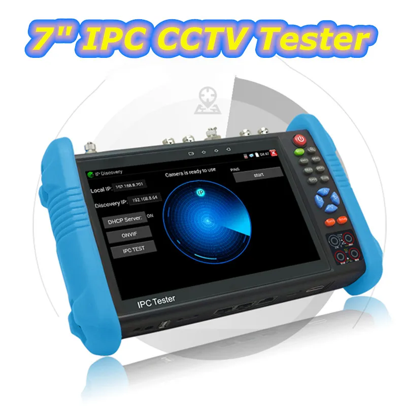 

4K IPC9800 Series Camera Tester CCTV Monitor for Ip Camera Tester IPC Tester Poe Testers 7 Inch