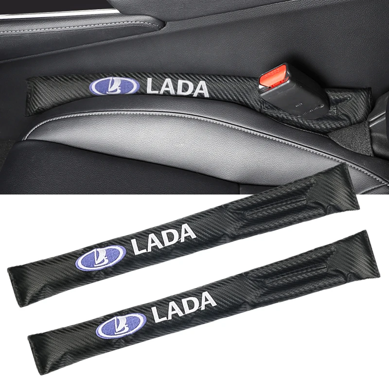 

Carbon Auto Interior Seat Gap Filler Soft Pad Plug Organizer For Lada Samara Largus Priora Xray Cross 2112 Granta Vesta Niva